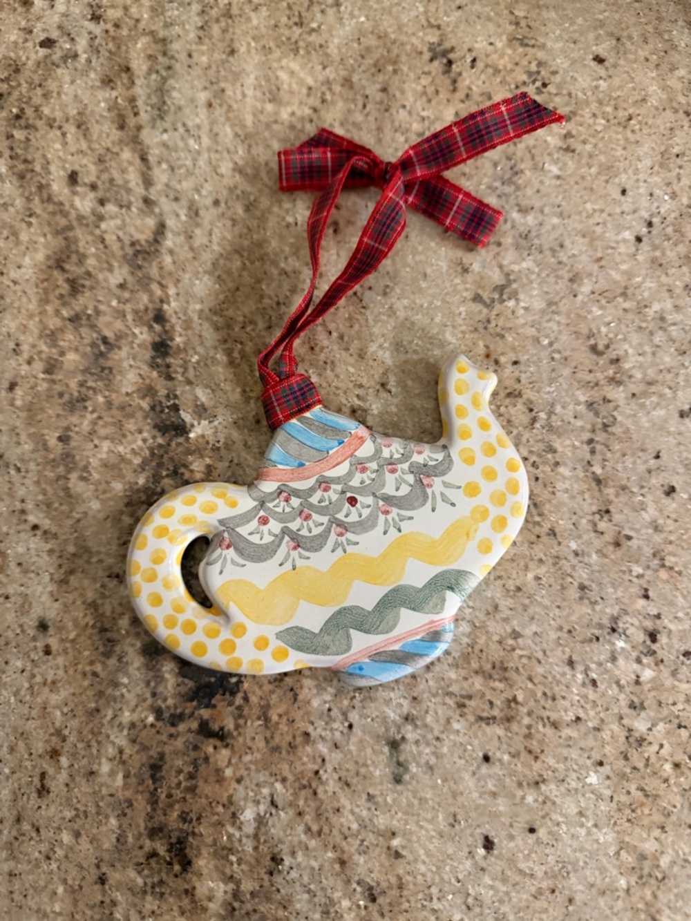 Mackenzie Childs Teapot Ornament